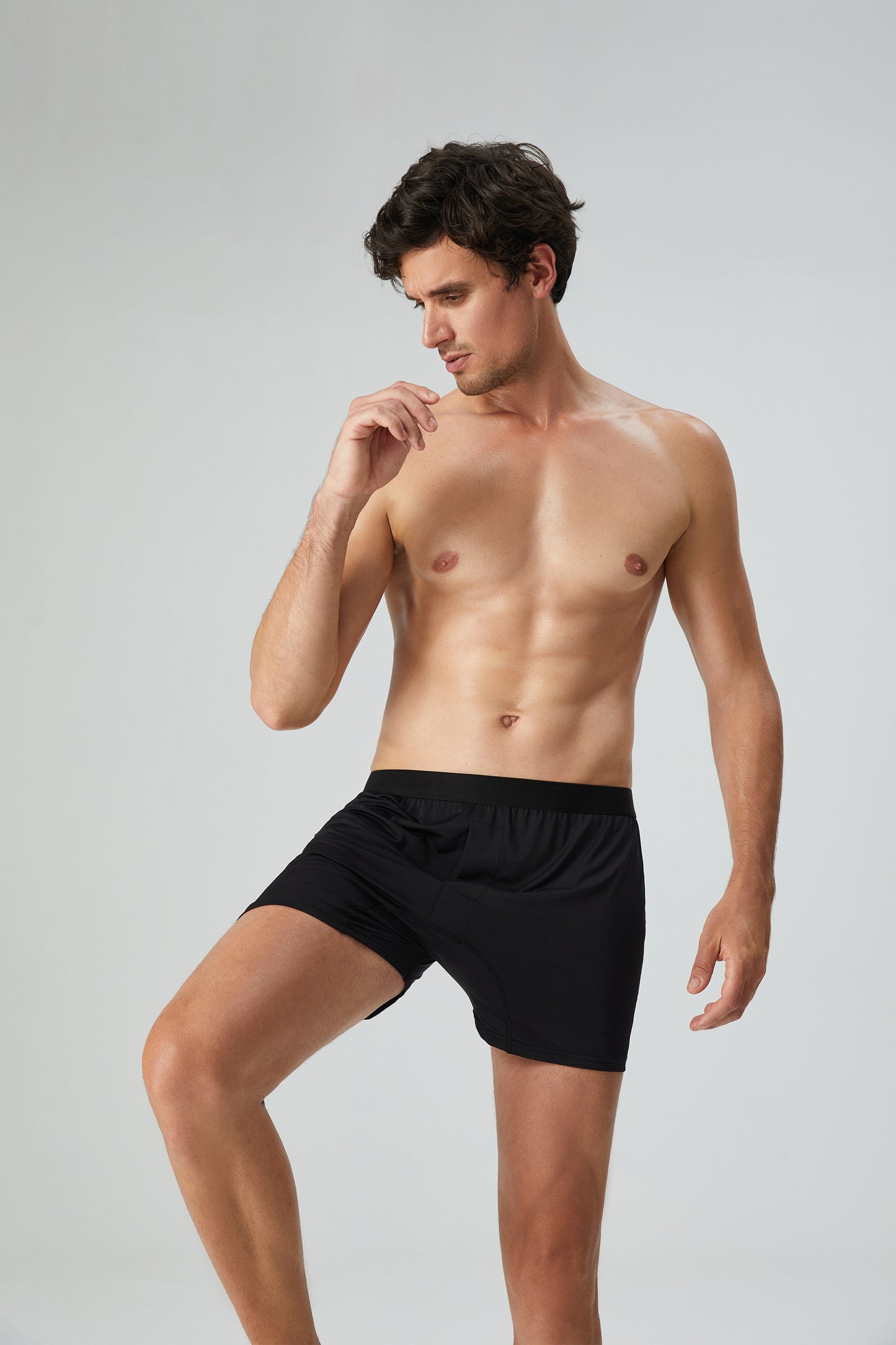 Natural Feelings Mens Boxer Shorts Mesh Nylon Boxers