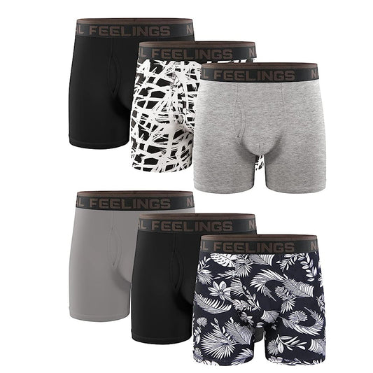 Natural Feelings Mens Underwear Boxers for Men Soft Rayon Mens Boxers  Briefs Multipack Short Leg : : Clothing, Shoes & Accessories