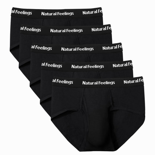 Natural Feelings Boxer Briefs Soft Cotton Mens Underwear Pack of 6